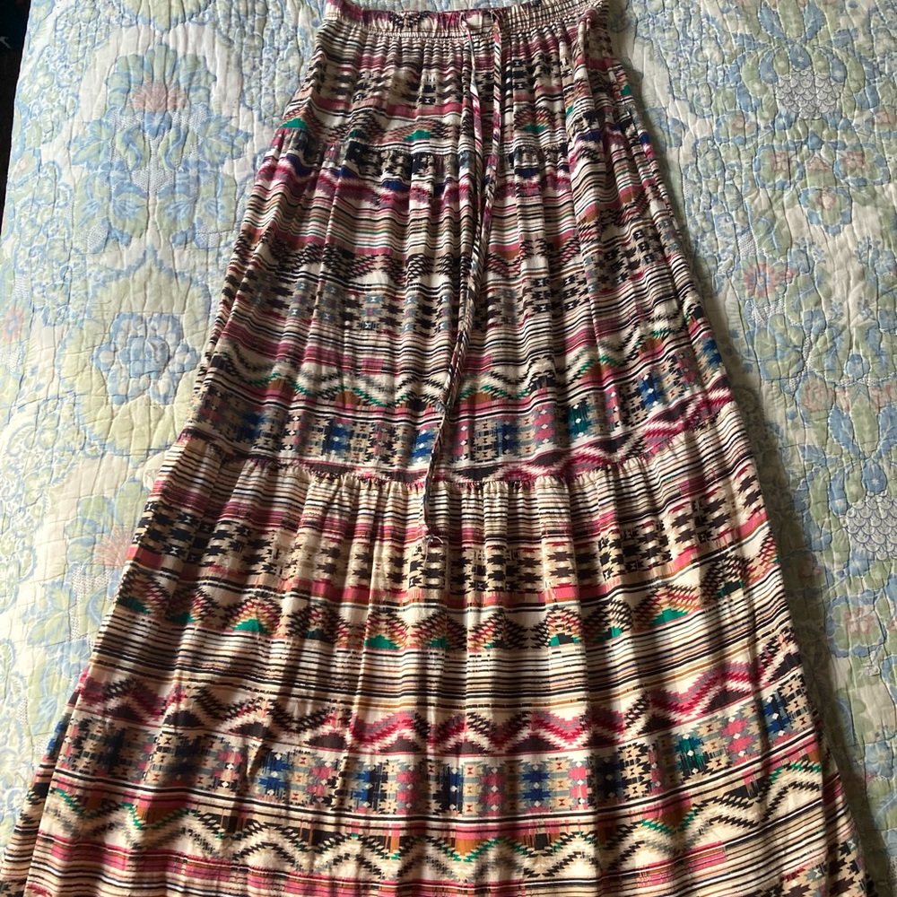 Tribal Print Maxi skirt